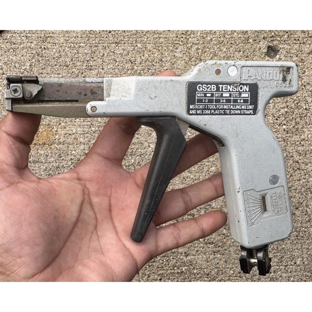 Panduit GS2B STD 6-8 Tension Zip Tie Wrap Gun Cable Tie Installation Tool